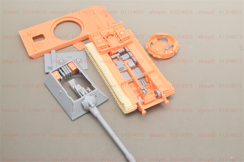 3d Printed 1/72 Full Interior Structure E-100 Tank Model Unpainted Kit