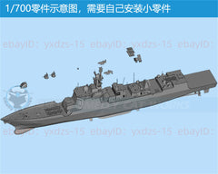 3d Printed Kits 1/700/1250/2000 China Destroyer Lanzhou (type 052c)