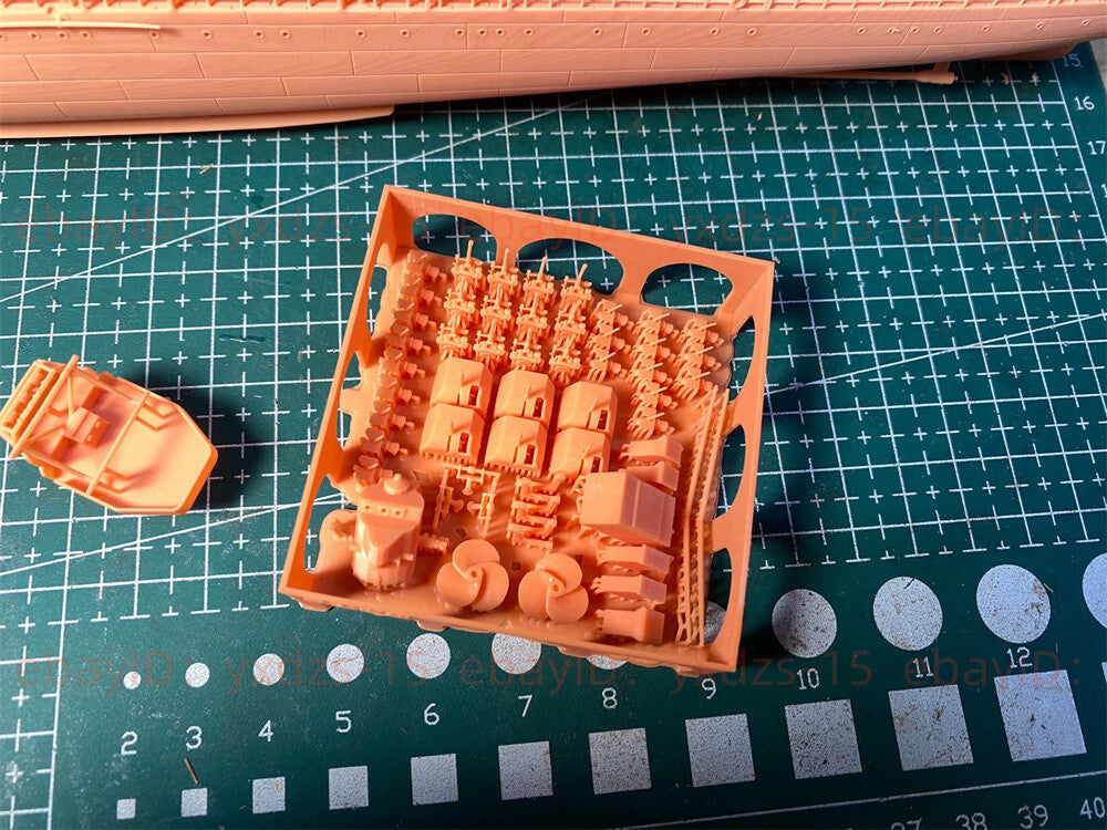 3d Printed Kits 1/350 French Cruiser Jeanne D'arc(full Hull/waterline)