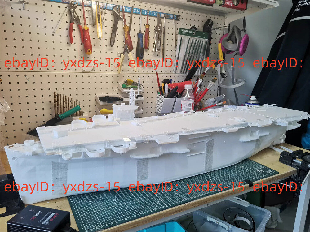 3d Printed 1/144 Uss Bogue (cve-9) Escort Carrier Full Hull