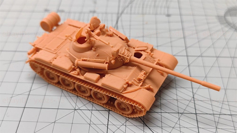3d Printed 1/72/87 Czech T-55A Main Battle Tank Unpainted Kit