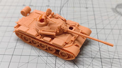 3d Printed 1/72/87 Czech T-55A Main Battle Tank Unpainted Kit