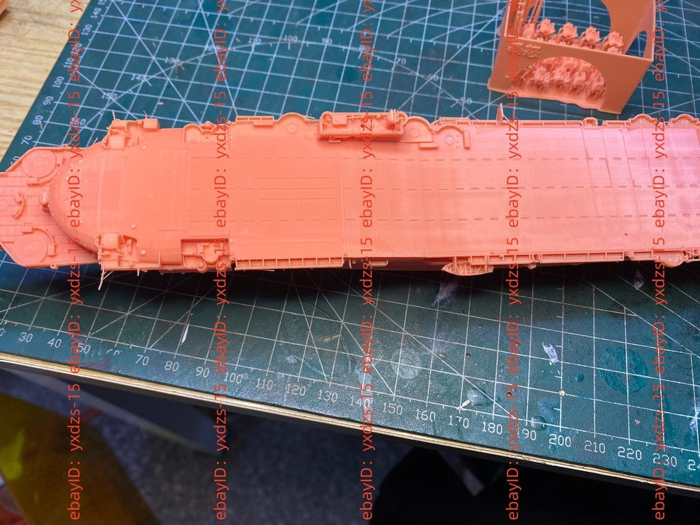 3d Printed Kits 1/700 Hms Furious Aircraft Carrier(full Hull/waterline)