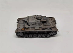 1/72 German Panzerkampfwagen Iii Tank Painted Finished Model