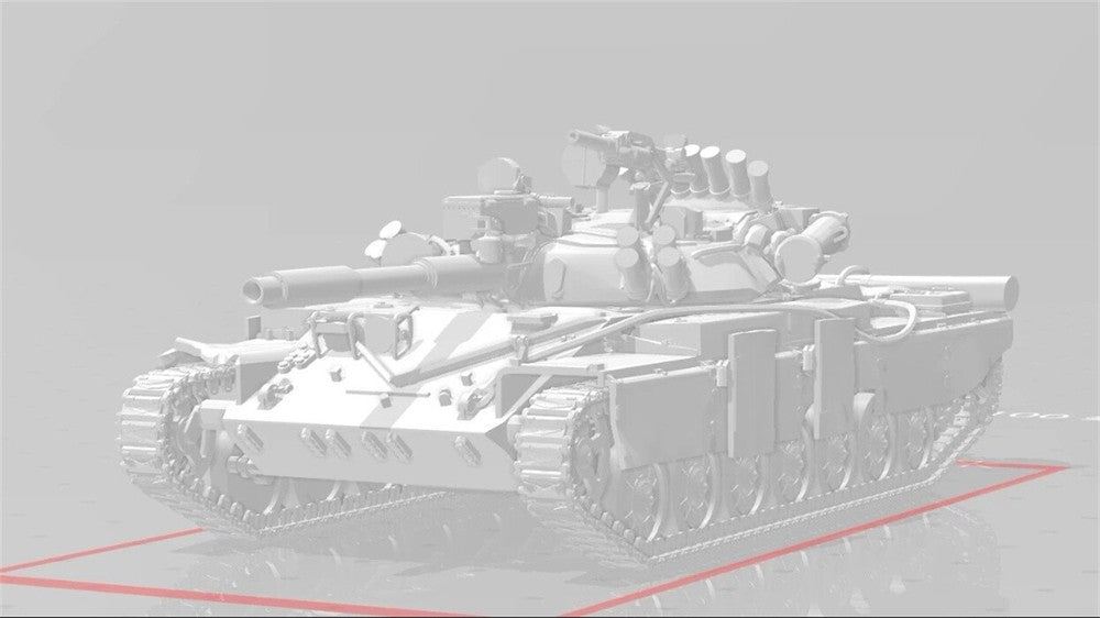 3d Printed 1/35/72 Russian F-series "Blunt-nosed Viper" T-100 LT Light Tank Kit