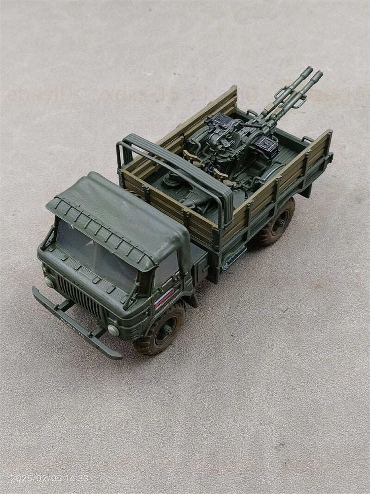 1/35 Gaz-66 Transport Truck With Three Types Of Cabins Painted Finished Model
