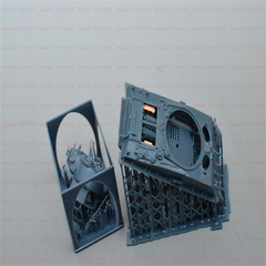3d Printed 1/72 US M4A3 Sherman Tank(105mm) Full Internal Unpainted Kit