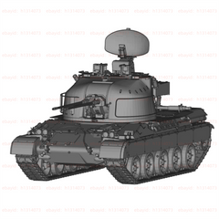 1/72/144 French AMX 30 Anti-aircraft Variant Unpainted Kit