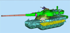 3d Printed 1/35/72 French F-series "Hammer Charlie" AMX 50 B Heavy Tank Kit