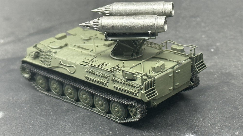 1/72 Ukrainian MT-LB S8 Self-Propelled Rocket Vehicle Painted Finished Model