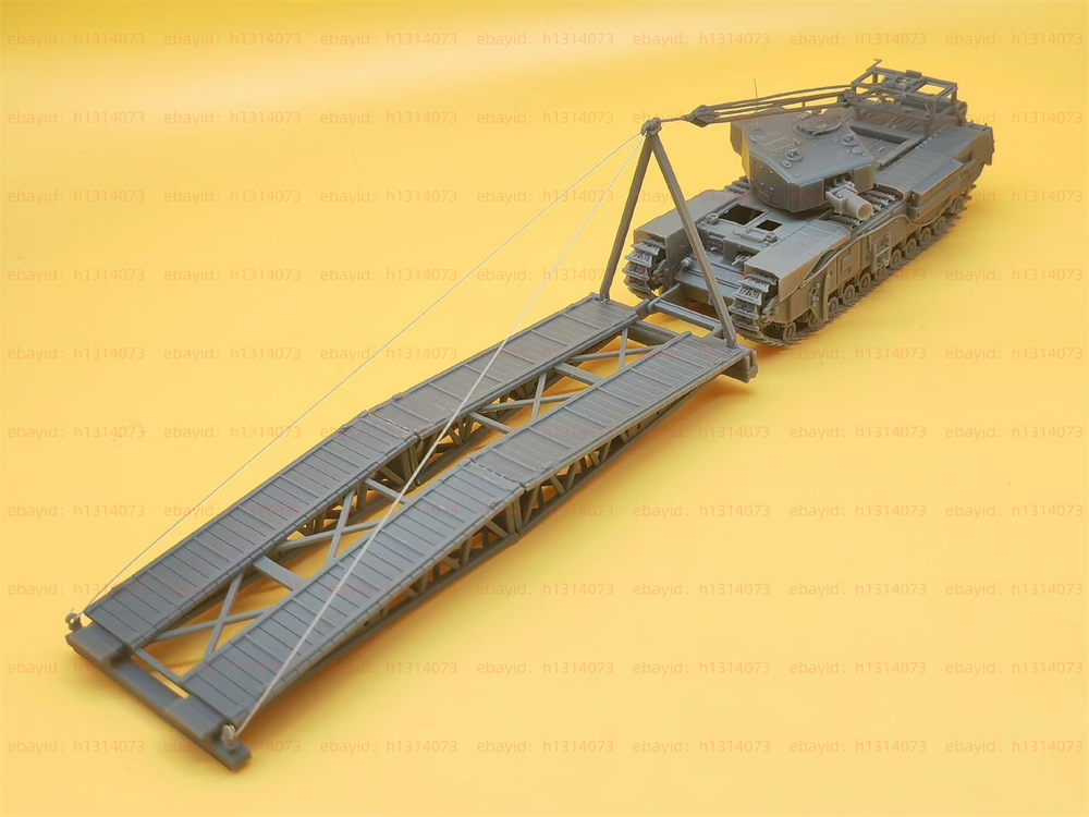 3d Printed 1/72 British Churchill Bridging Tank Unpainted Kit