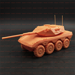 3d Printed 1/72/144 German Fuchs 90 Wheeled Armoured Vehicle Unpainted Kit