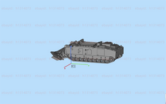 3d Printed 1/72/144 Us Vte1 Engineering Vehicle Unpainted Kit