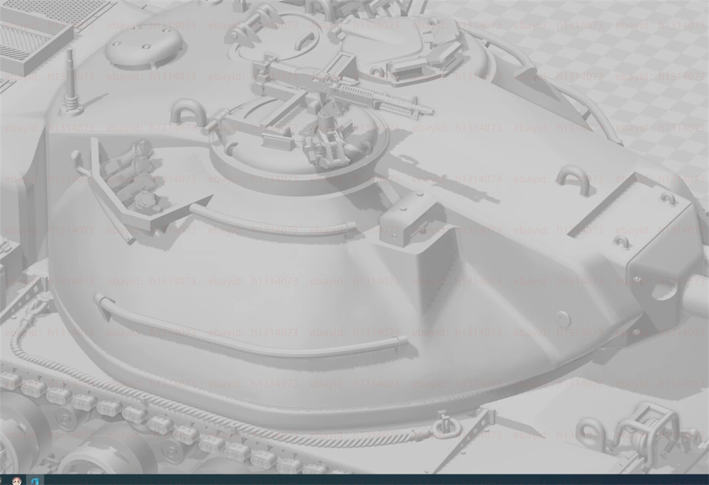 3d Printed 1/72 US XM66F Tank Destroyer Unpainted Kit
