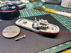 3d Printed 1/350/700/2000 Port Tugboat