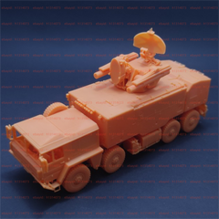 3d Printed 1/72/144 German Wheeled Roland Air-defense Missile Vehicle Unpainted