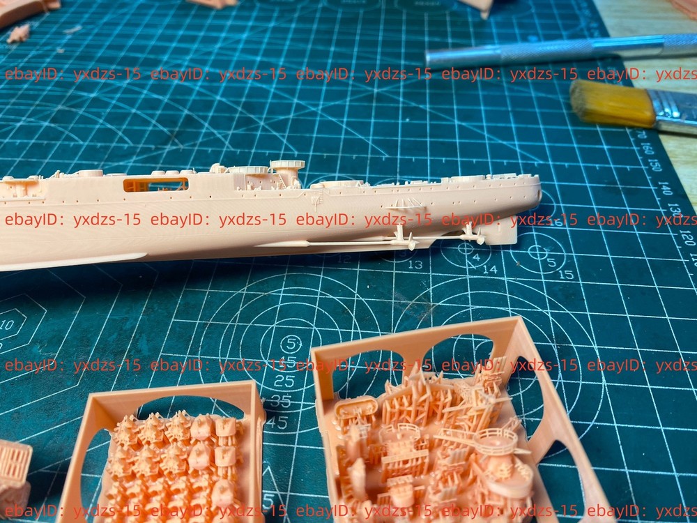 3d Printed 1/700 French Cruiser Charmat(full Hull/waterline)