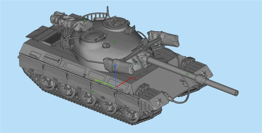 3d Printed 1/35/72 Chinese 122 TM Medium Tank Kit