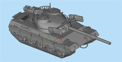 3d Printed 1/35/72 Chinese 122 TM Medium Tank Kit