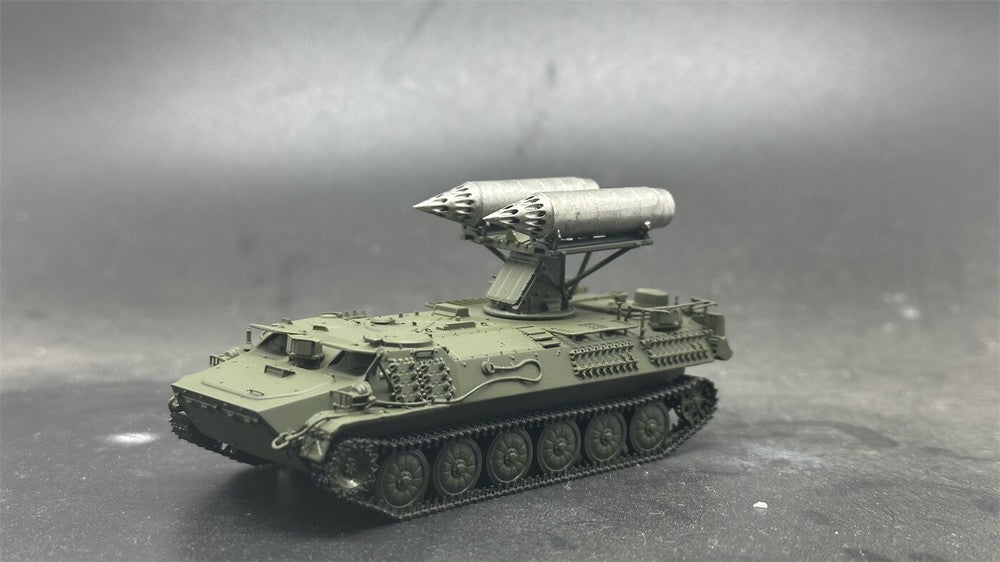 1/72 Ukrainian MT-LB S8 Self-Propelled Rocket Vehicle Painted Finished Model