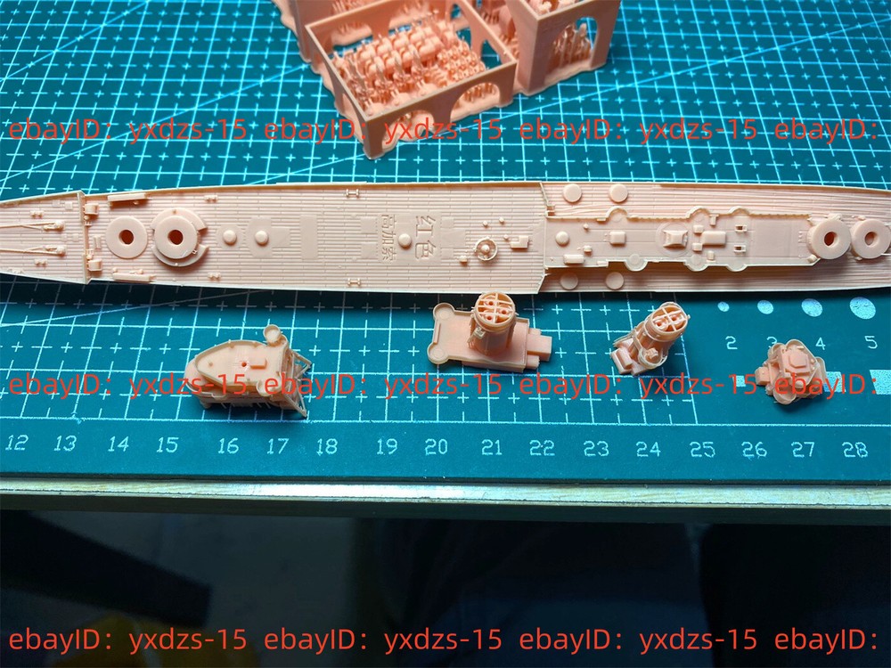 3d Printed 1/700 Soviet Cruiser Krasnyi Kavkaz 1944(full Hull/waterline)