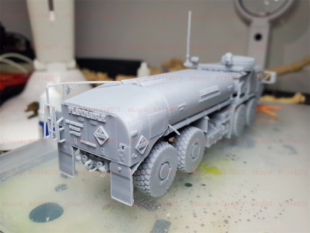 3d Printed 1/72 M977 HEMTT Fuel Tanker Unpainted Kit