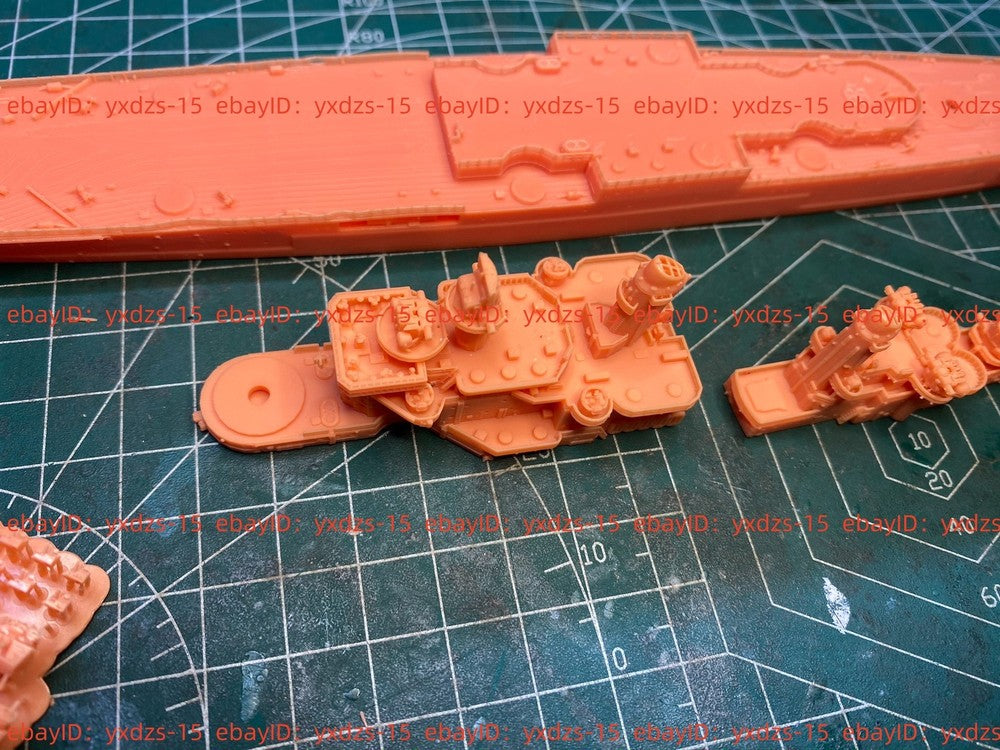 3d Printed Kit 1/700 Hms Cheshire Cruiser(full Hull/waterline)