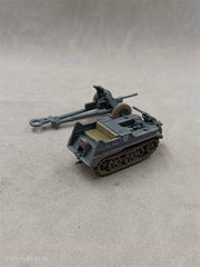1/35 Half-track Motorcycle Towing 3.7cm Anti-tank Gun Painted Finished Model
