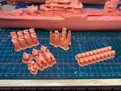 3d Printed Kits 1/700 Soviet Sverdlov Class 68bis Cruiser(full Hull/waterline)