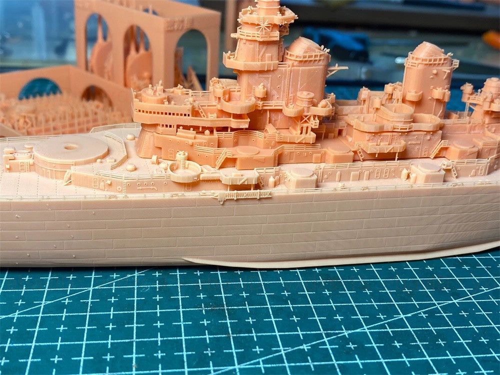 3d Printed 1/700 Uss Missouri (bb-63) Battleship(full Hull/waterline)