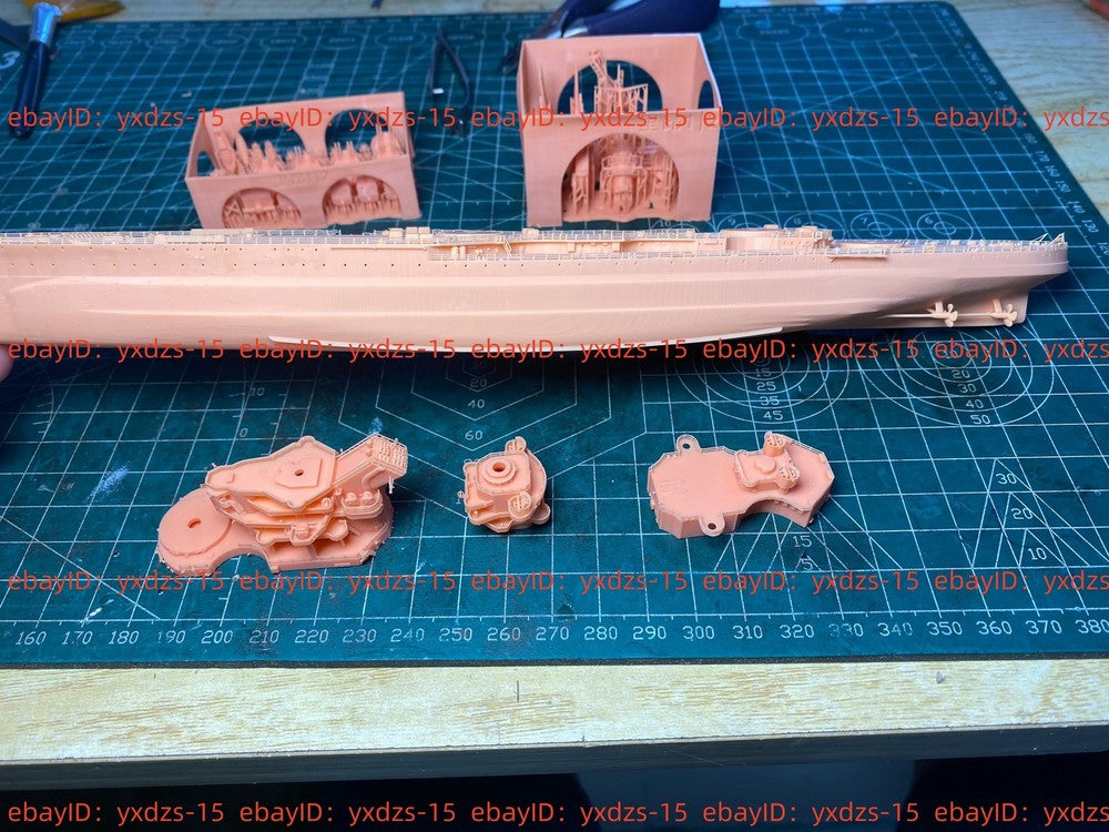 3d Printed Kit 1/700 French Lyon Battleship(full Hull/waterline)