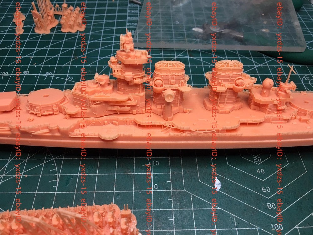 3d Printed Kit 1/2000 German Sms Schlieffen Battlecruiser(full Hull/waterline)