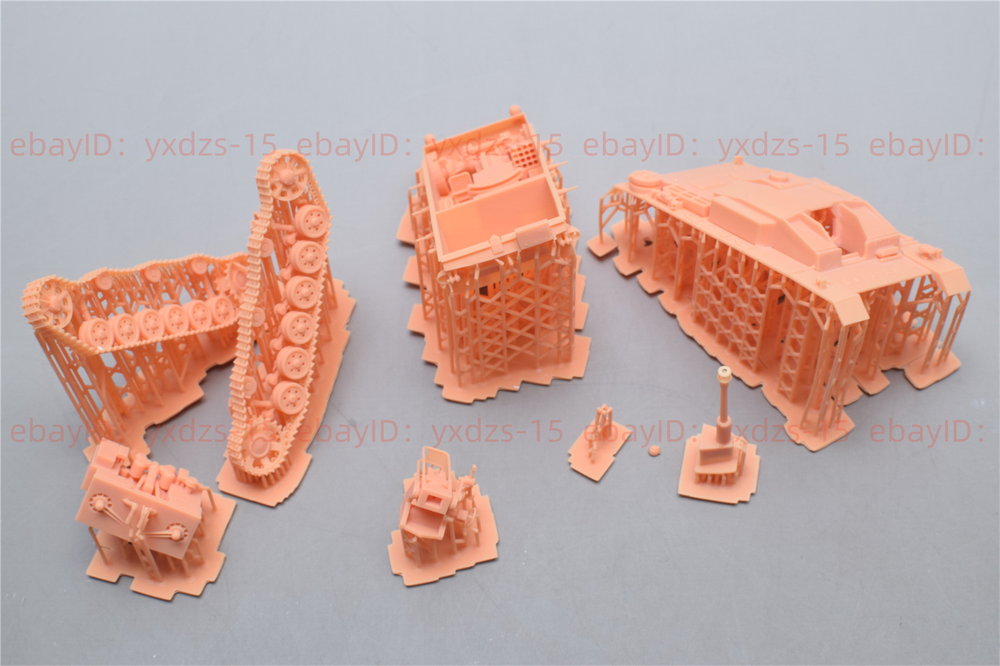 3d Printed 1/72 Sturmgeschütz III Ausführung F Unpainted Kit