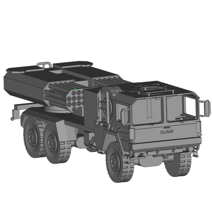 3D Printed 1/72 German MAN(6×6) Truck Unpainted Kit
