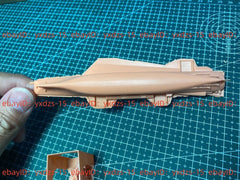 3d Printed 1/2000 Uss Midway Cv-41 Aircraft Carrier(full Hull/waterline)