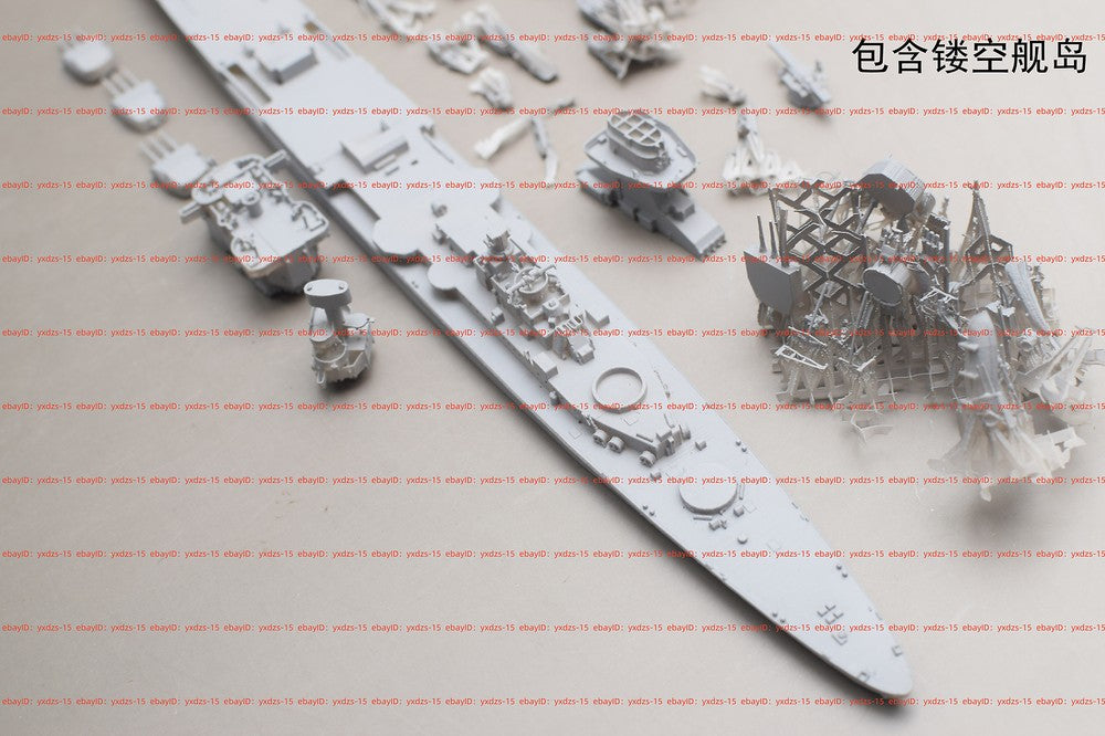 3d Printed 1/700 German Nuremberg Light Cruiser