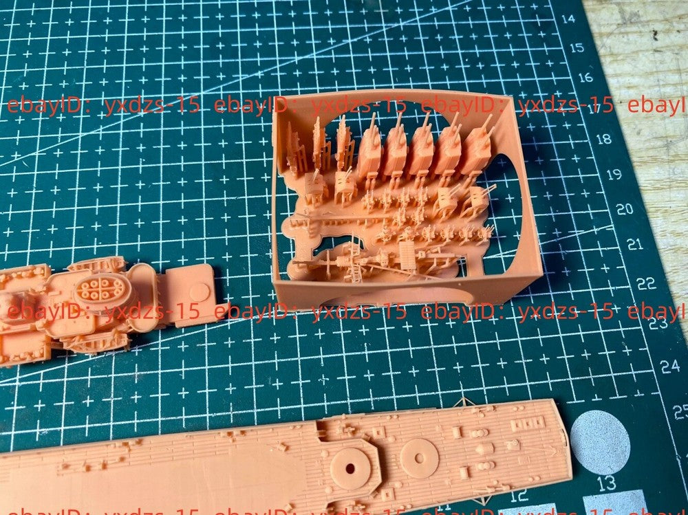 3d Printed 1/350 Kms Elbing Destroyer(full Hull/waterline)