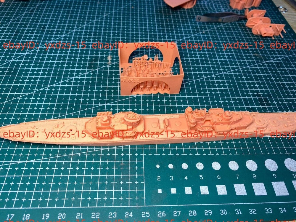 3d Printed 1/700 Kms Elbing Destroyer(full Hull/waterline)