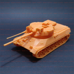 3d Printed 1/72 Three-axis-stabilized Turret Test Vehicle Unpainted Kit