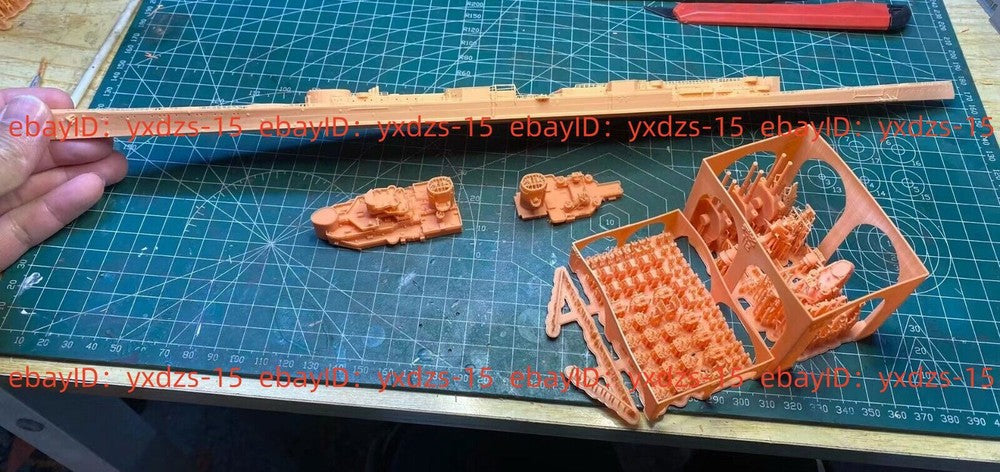 3d Printed Kit 1/700 Hms Incomparable Class Battlecruiser(full Hull/waterline)
