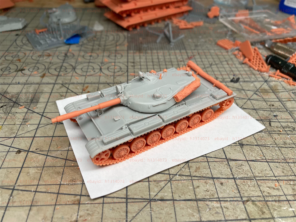 3d Printed 1/72 Soviet T-100 Lt Light Tank(level 10) Unpainted Kit