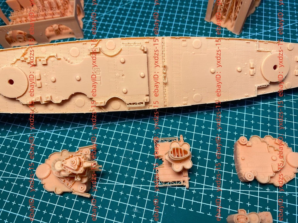 3d Printed 1/700 German Odin Battleship(full Hull/waterline)
