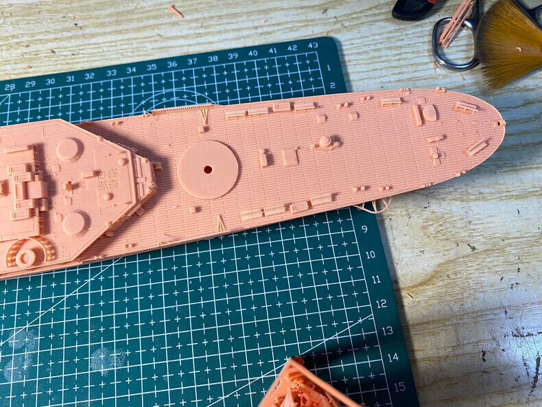 3d Printed 1/350 French Navy Cruiser De Grasse Unpainted Model Kit