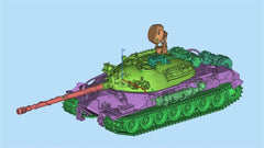 3d Printed 1/35/72 Russian F-series "Rhyolite" IS-7 Heavy Tank Kit