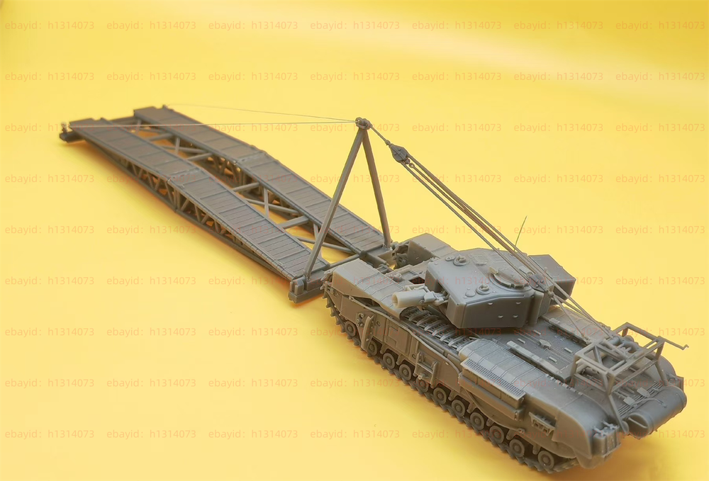 3d Printed 1/72 British Churchill Bridging Tank Unpainted Kit