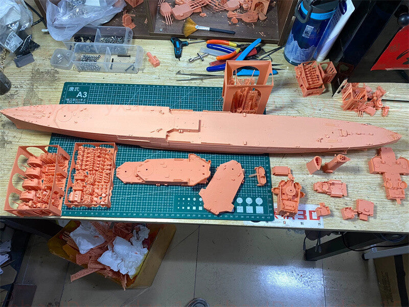 3d Printed 1/200 Dido Class Cruiser(full Hull/waterline)