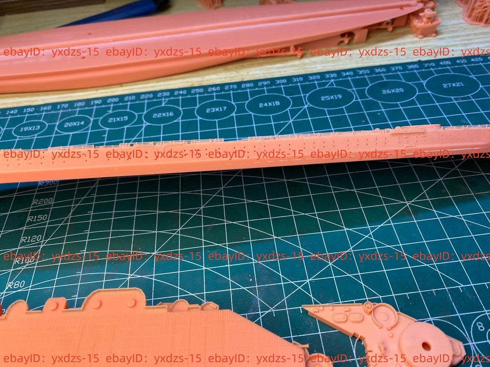 3d Print Kits 1/700 Uss Kearsarge Class Battleship(full Hull/waterline)