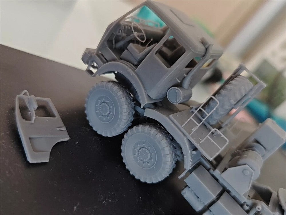 3d Printed 1/72 Serbia Fap 3232-axle Heavy-duty Trailer（no Tank） Unpainted Kit