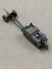 1/35 Half-track Motorcycle Towing 3.7cm Anti-tank Gun Painted Finished Model