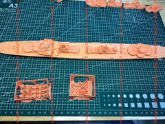 3d Printed 1/700 French Navy Le Terrible Class Destroyer(full Hull/waterline)
